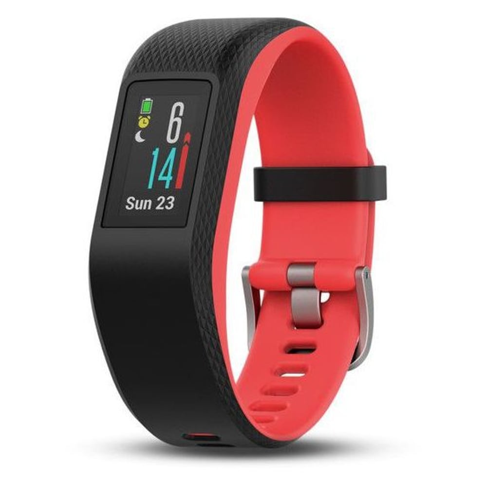 Garmin Vivosport Fitness Band Small/Medium With GPS Black/Fuchsia Garmin Vivosport Fitness Band Small/Medium With GPS Black/Fuchsia