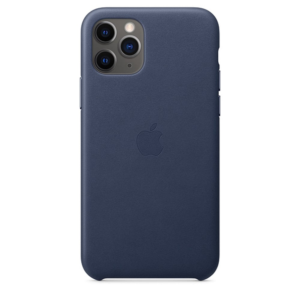 Apple Leather Case Midnight Blue iPhone 11 Pro