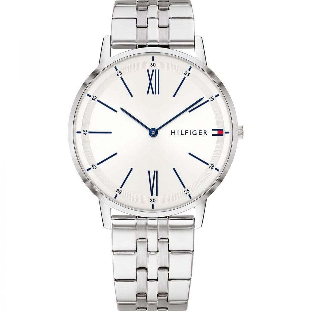 Tommy Hilfiger Cooper Silver Metal Watch For Men 1791511 Tommy Hilfiger Cooper Silver Metal Watch For Men 1791511