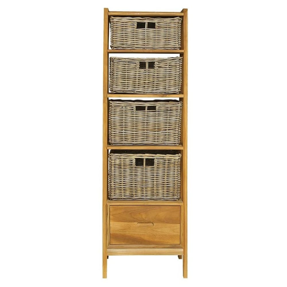 Pan Emirates  Zaffiro Drawer 1 Drawer + 4 Baskets Oak