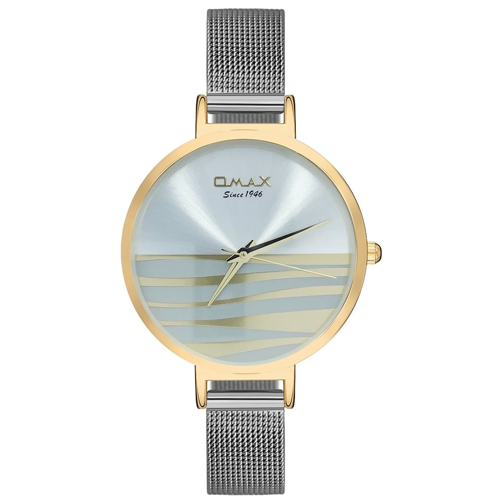 Omax Prime Silver Mesh Analog Women Watch PMM06G66I