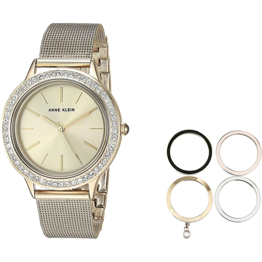 Anne Klein AK3166GPST Swarovski Crystal Accented Women's Watch