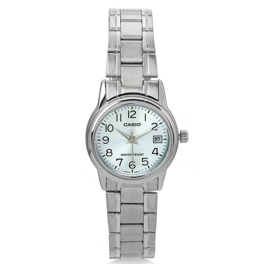 CASIO Women's Analog Blue Dial Watch - LTP-V002D-2B
