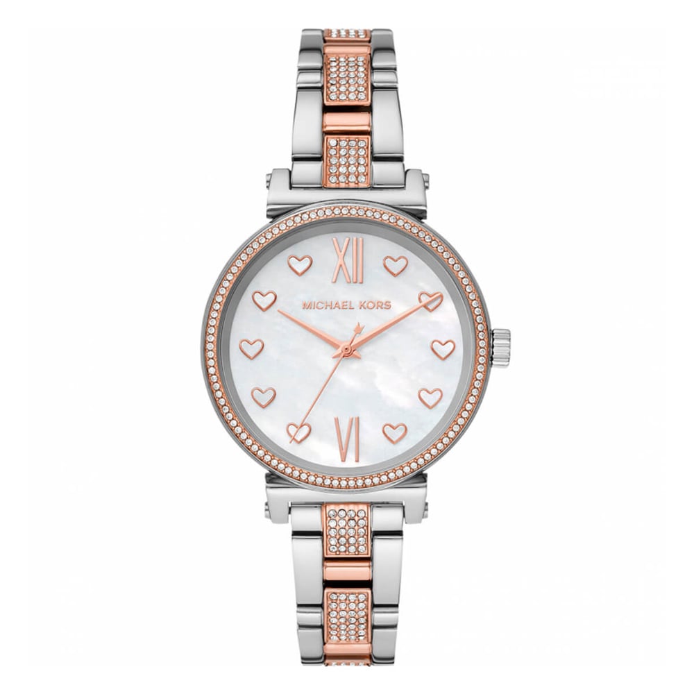 Michael Kors Sofie Rose Gold Stainless Steel Women Watch MK4458