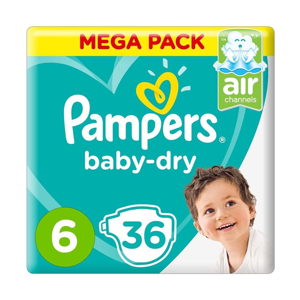 Pampers Active Baby Dry Jumbo Pack 6 XXL 36's