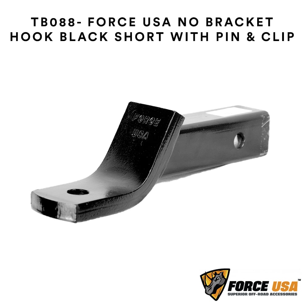Force USA TB088 High Quality Heavy Duty Car Tow Hook Without Bracket Include Free Pin & Clip Force USA TB088 High Quality Heavy Duty Car Tow Hook Without Bracket Include Free Pin & Clip