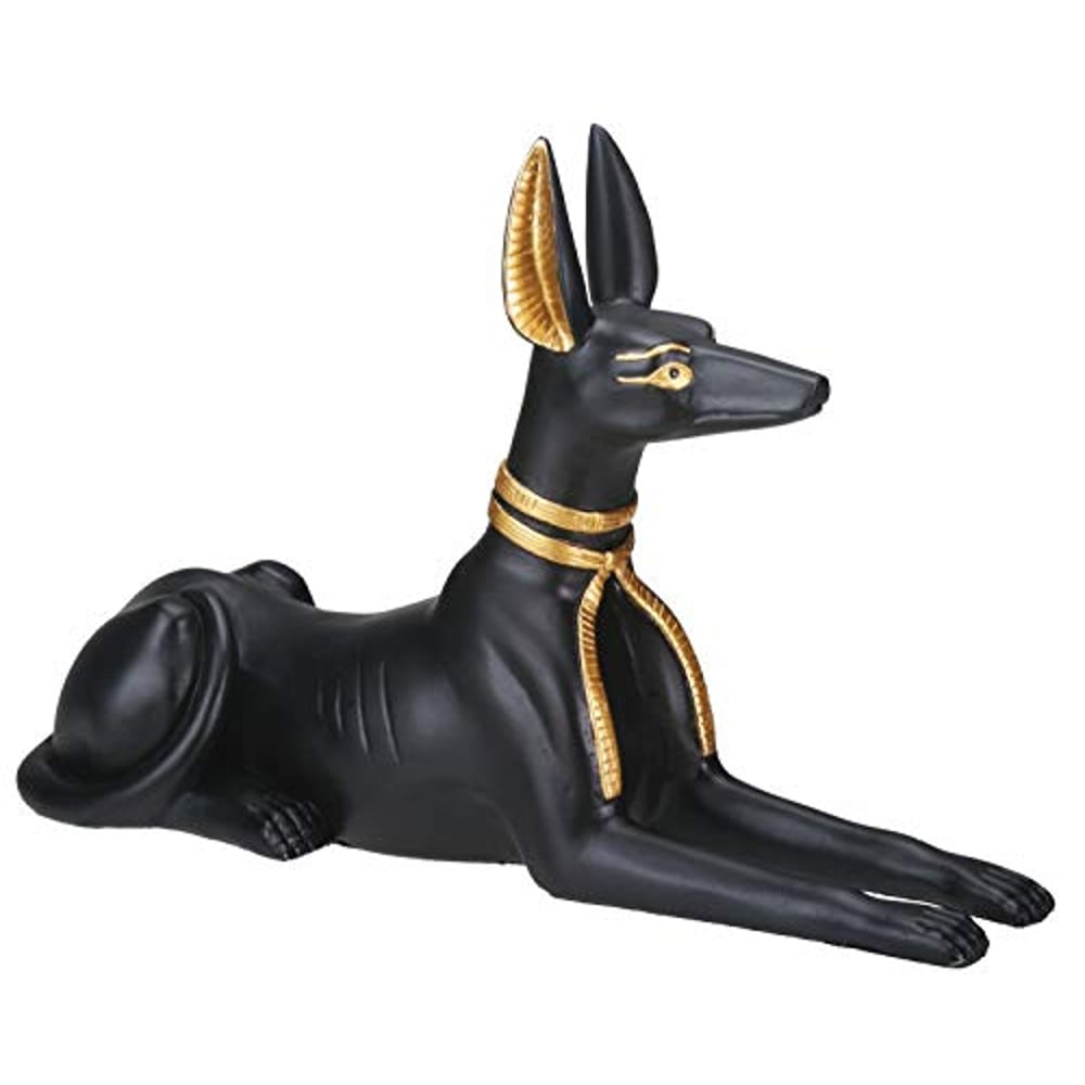 Summit Egyptian Large Sitting Anubis Dog Statue Summit Egyptian Large Sitting Anubis Dog Statue