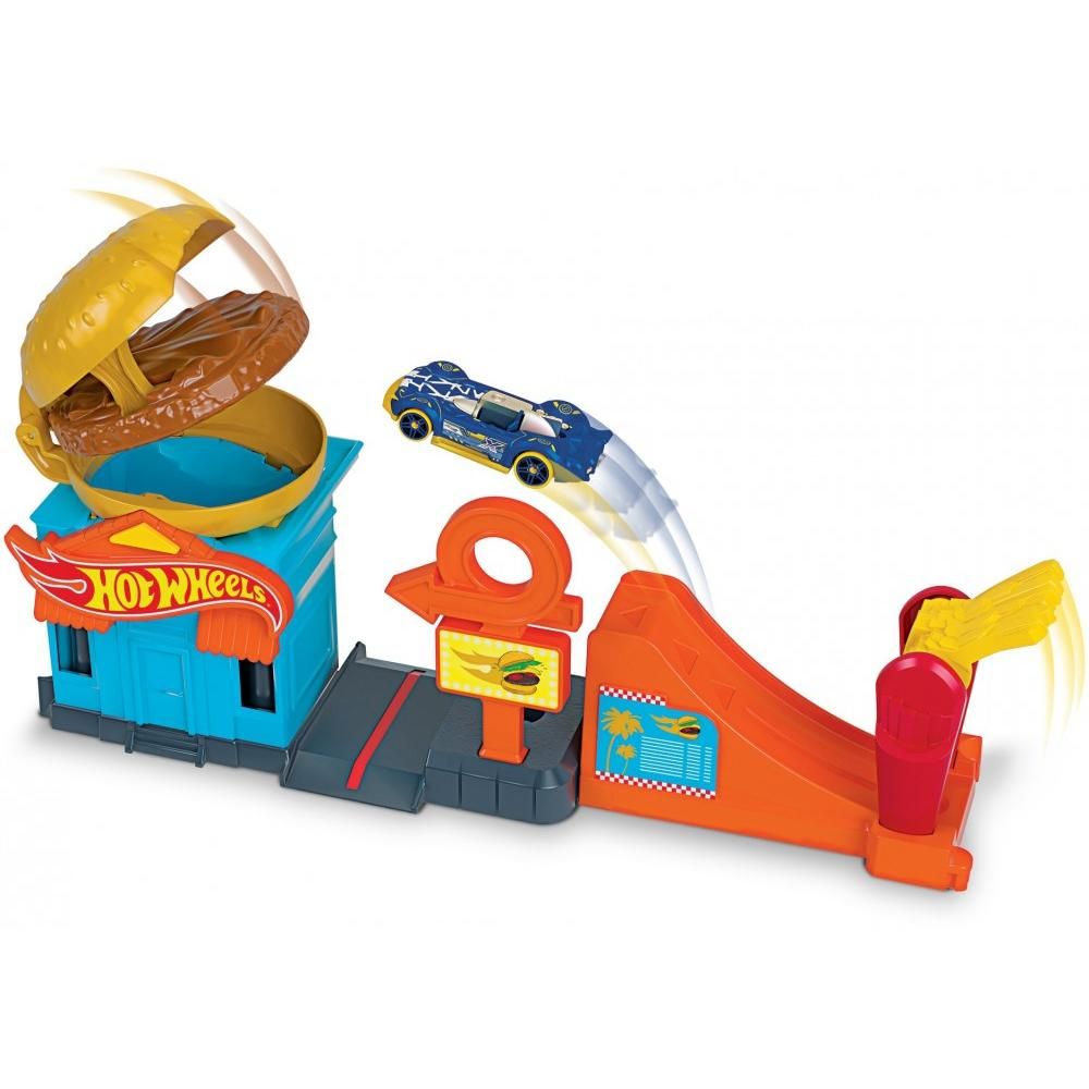 Hot Wheels City Downtown Burger Dash Playset FRH28
