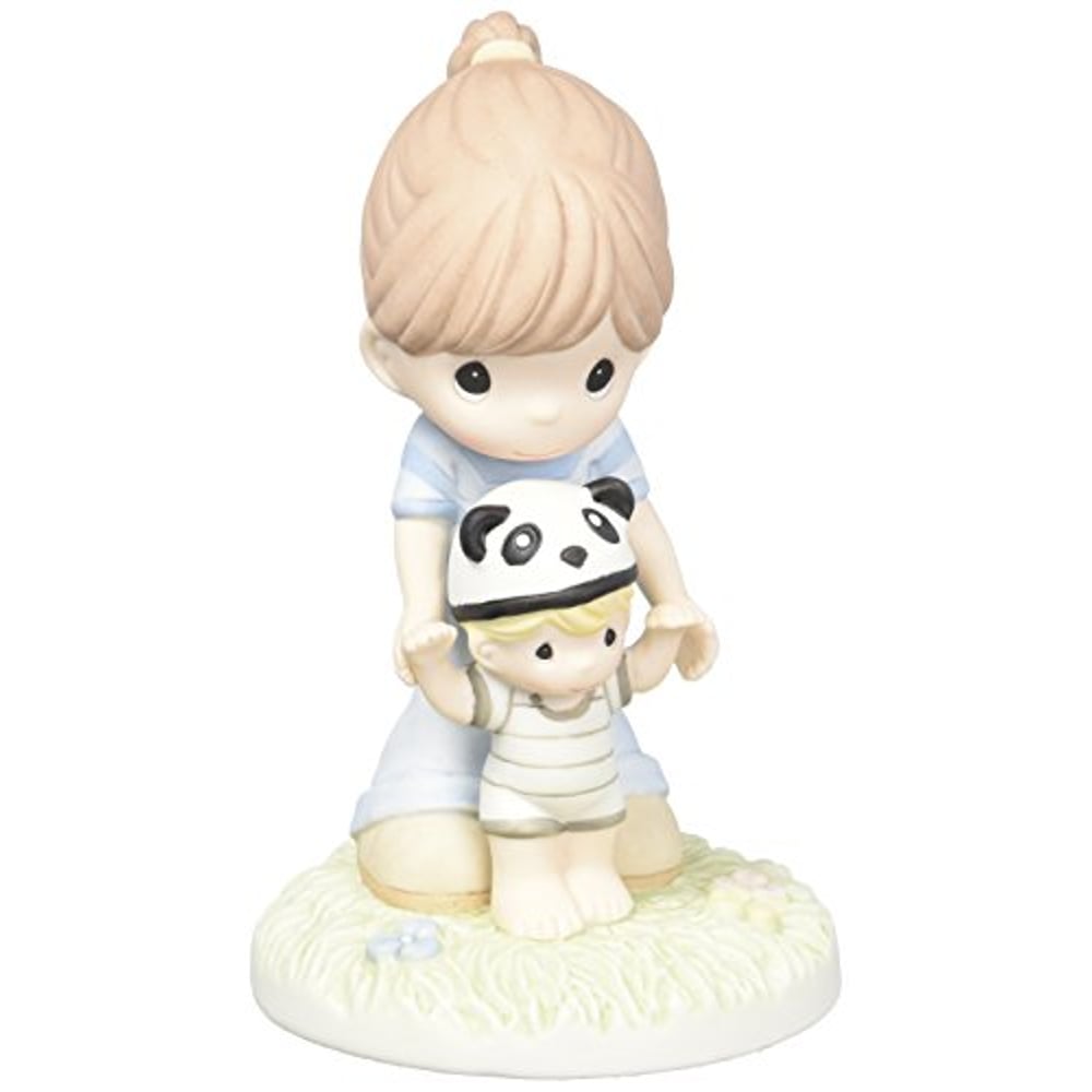 Precious Moments Mother's Day Gifts Behind You From Your Beary First Step Bisque Porcelain Figurine 163013