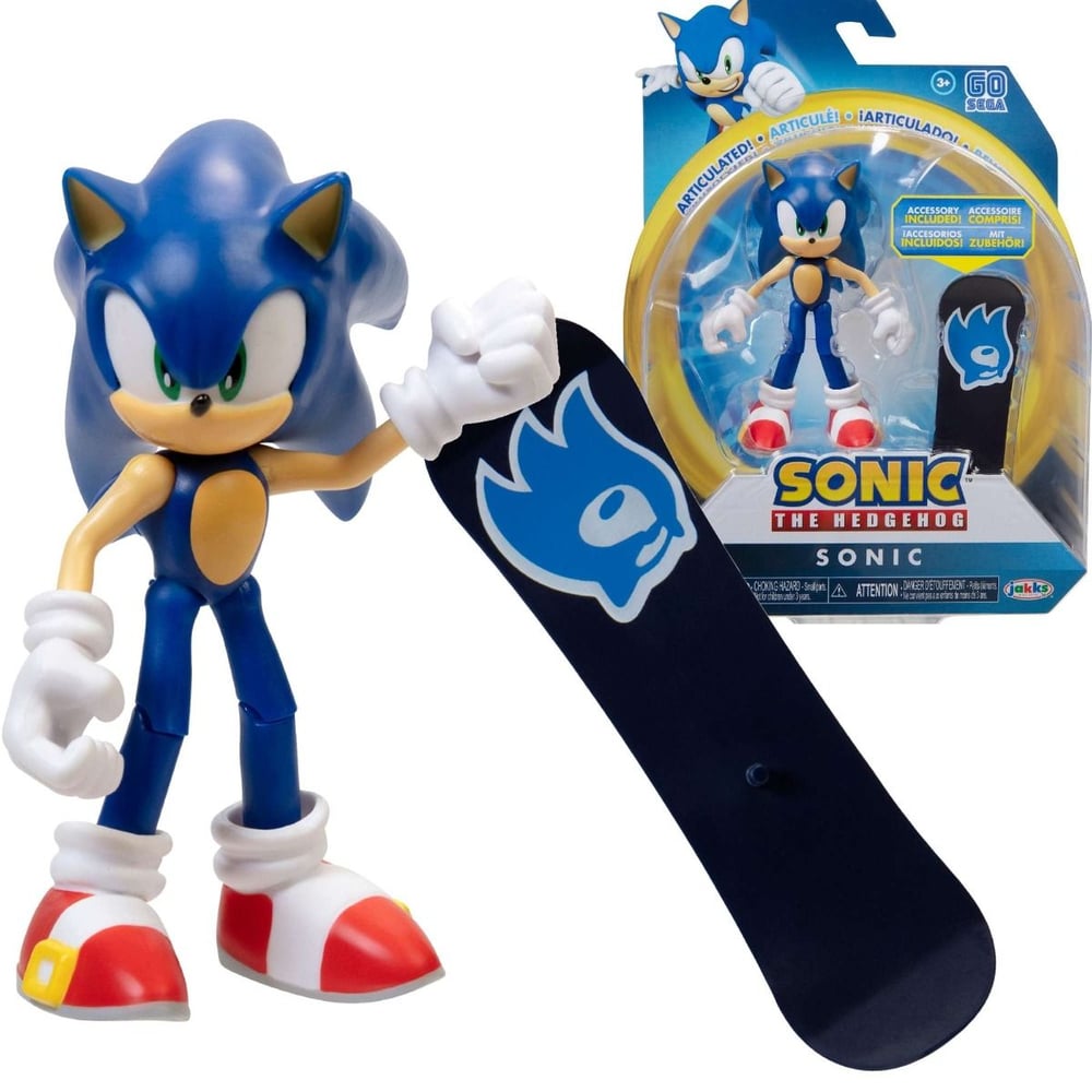 Sonic the Hedgehog 4 inch Articulated Figure Sonic 40388 Sonic the Hedgehog 4 inch Articulated Figure Sonic 40388