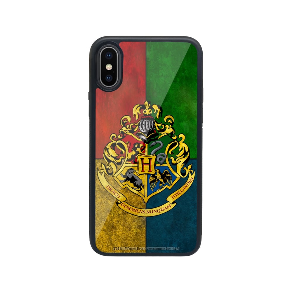 Hogwarts Sigil - Glass Case for iPhone X Hogwarts Sigil - Glass Case for iPhone X