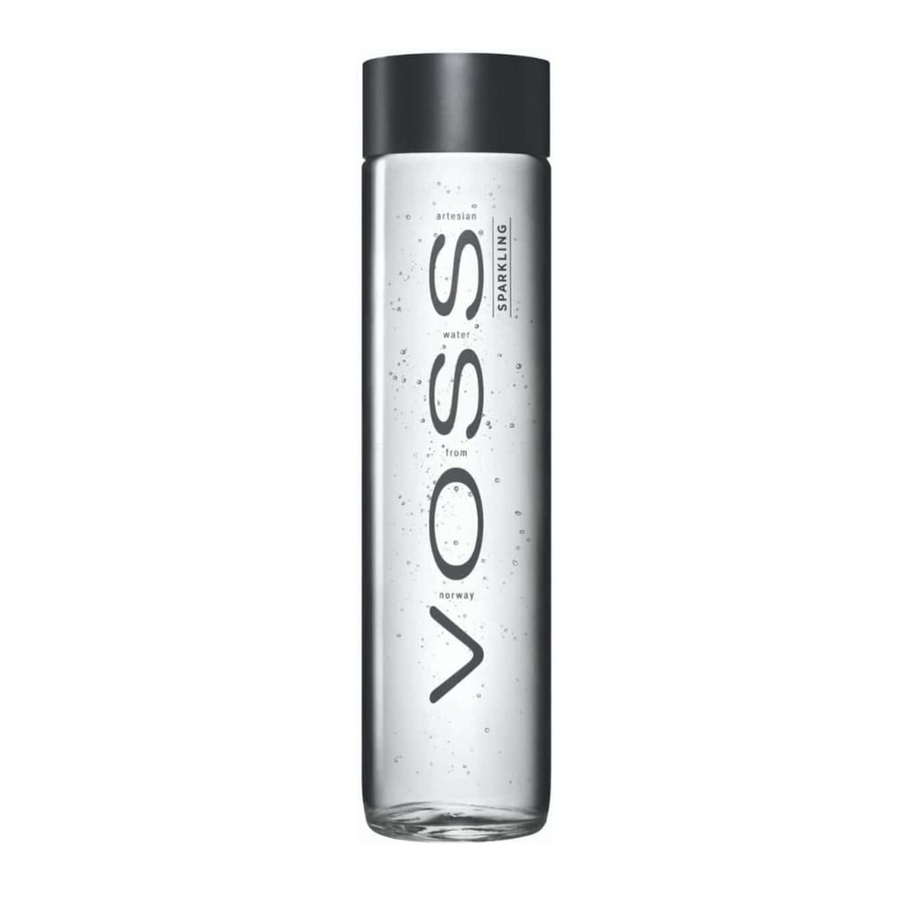 Voss Artesian Sparkling Water Glass Bottle 375 ml