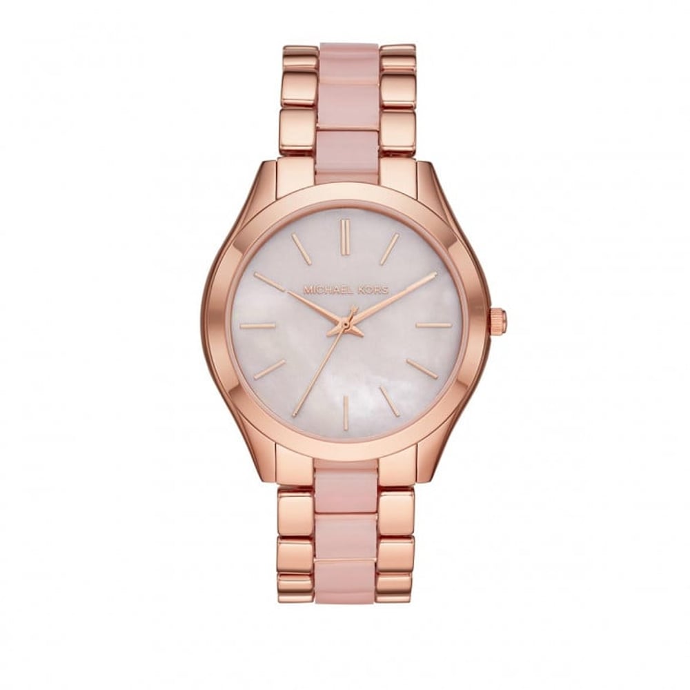 Michael Kors Slim Runway Rose Gold Stainless Steel Women Watch MK4467