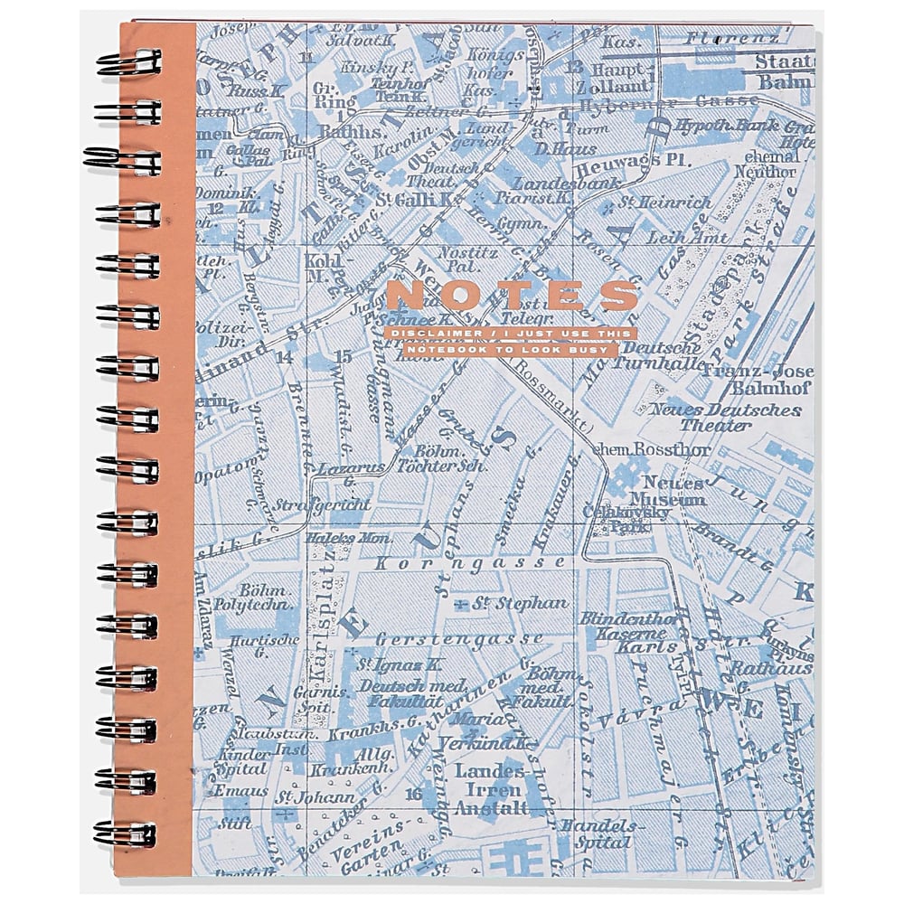 TYPO A5 Campus Notebook Recycled-Note Map