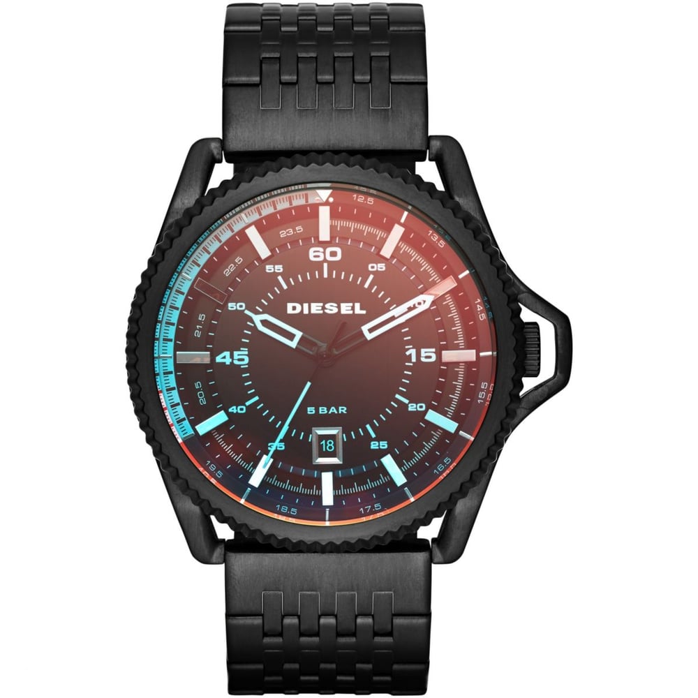 Diesel DZ1720 Rollcage Exposed Multi Colored Dial Mens Watch Diesel DZ1720 Rollcage Exposed Multi Colored Dial Mens Watch
