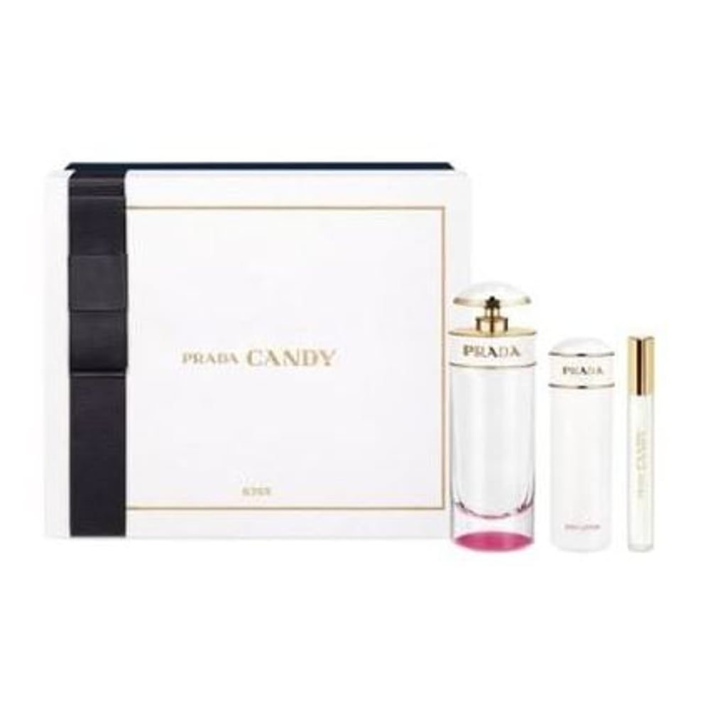 Prada Candy Kiss Gift Set For Women (Candy Kiss 80ml EDP + Candy Kiss Mini 10ml EDP + 75ml Body Lotion)