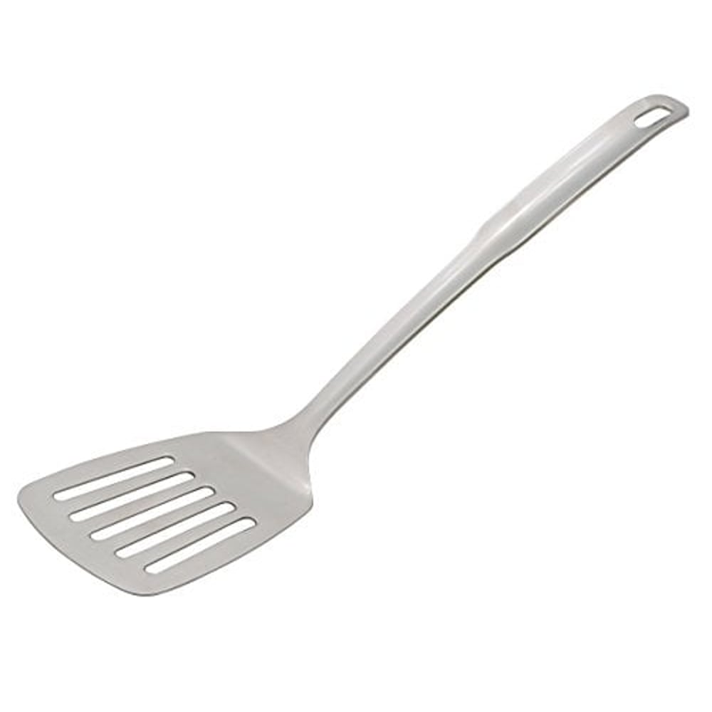 HIC Harold Import Co. Hic Essential Slotted Turner With Long Handle, 18/8 Stainless Steel, 12.5-Inch HIC Harold Import Co. Hic Essential Slotted Turner With Long Handle, 18/8 Stainless Steel, 12.5-Inch