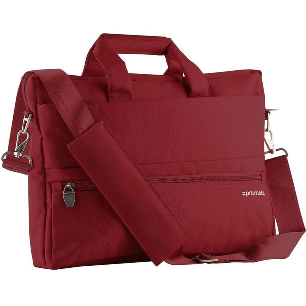 Promate Messenger Bag Red 15.6 inch Laptop