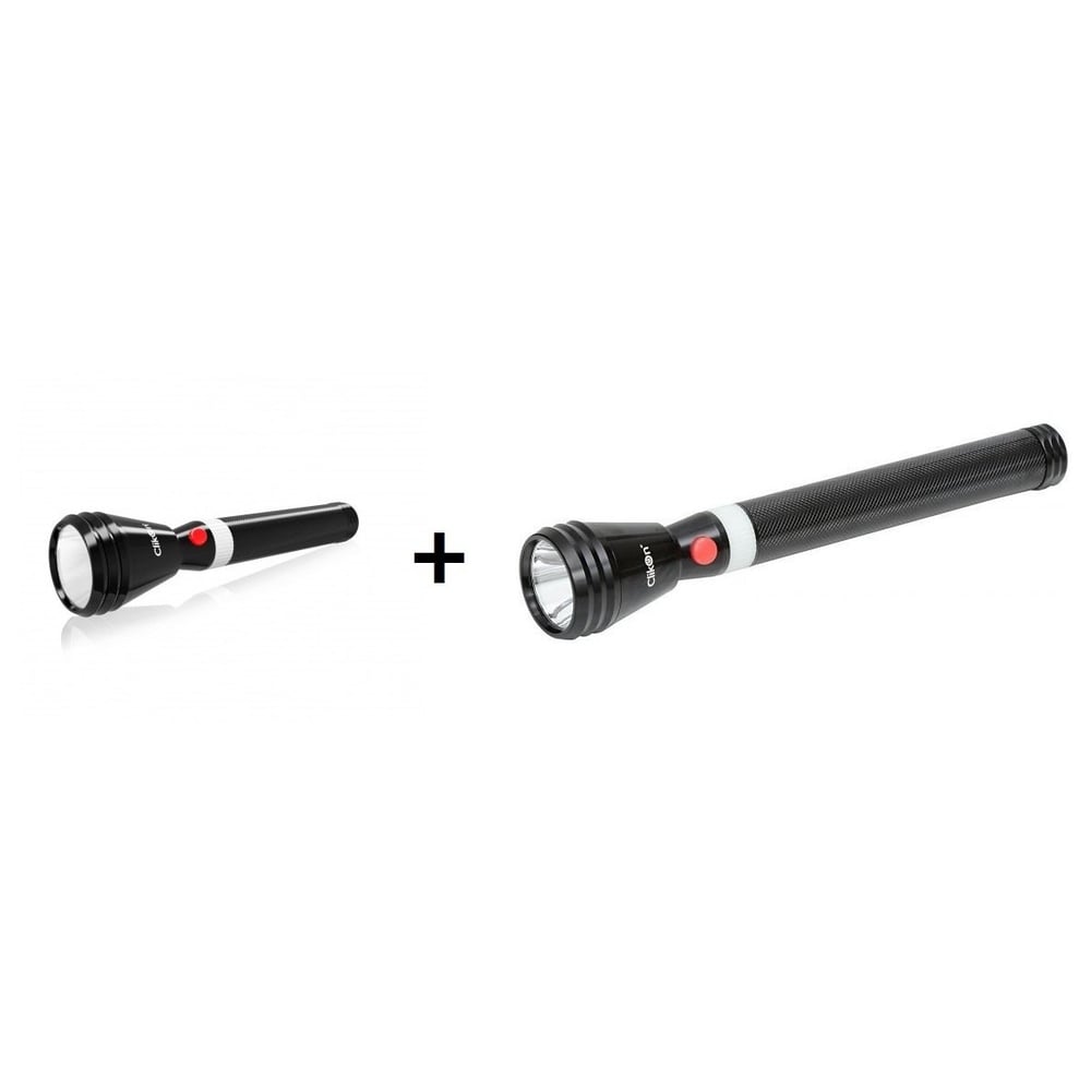 Clikon CK5082 Rechargeable LED Flash Light 2SC + CK5083 Rechargeable LED Flash Light 3SC