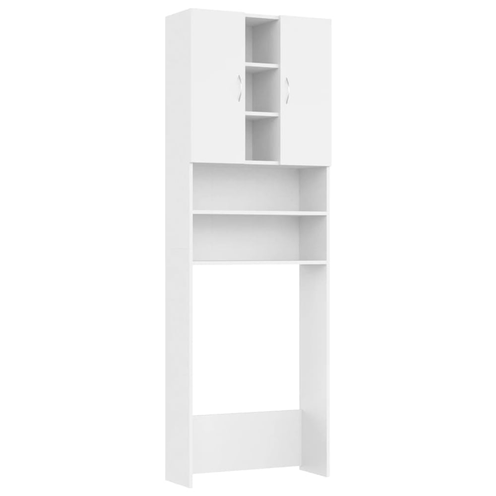 vidaXL Washing Machine Cabinet White 64x25.5x190 cm vidaXL Washing Machine Cabinet White 64x25.5x190 cm