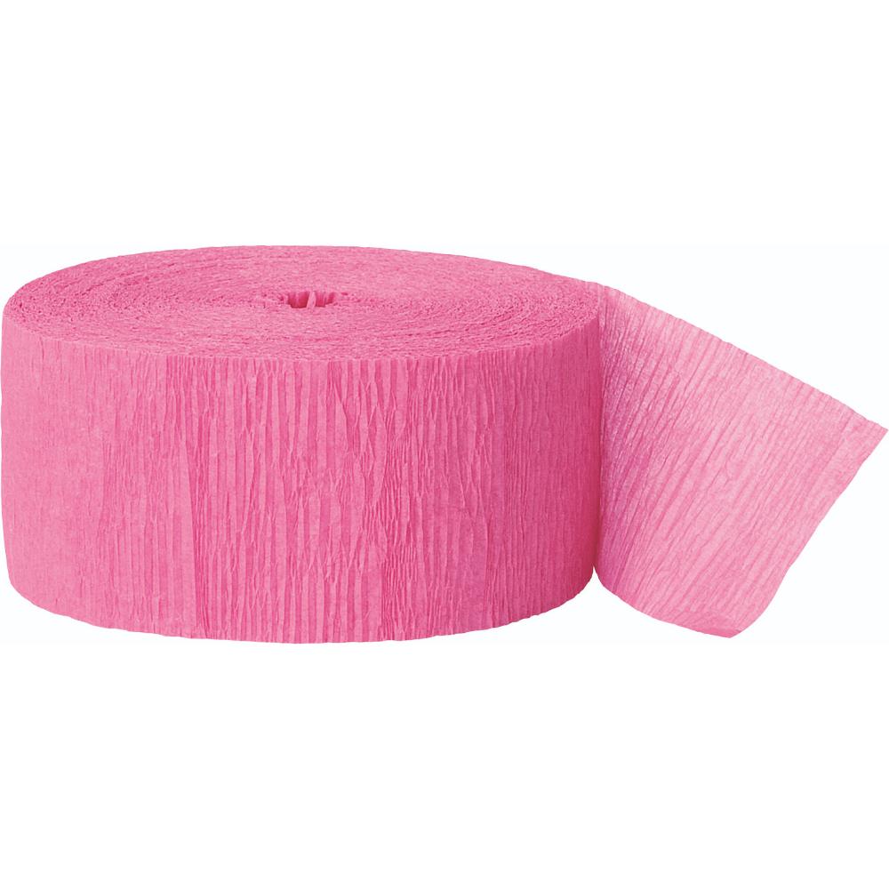 Unique- Crepe Streamer Bright Pink Unique- Crepe Streamer Bright Pink