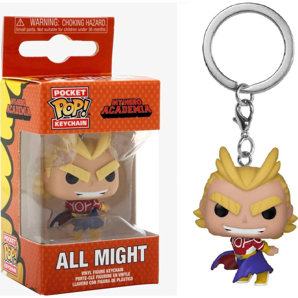 Funko Pocket Pop! Keychain: My Here Academia - All Might (silver Age), Action Figure - 43452 Funko Pocket Pop! Keychain: My Here Academia - All Might (silver Age), Action Figure - 43452