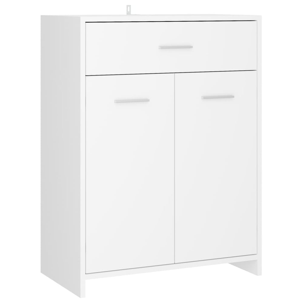 vidaXL Bathroom Cabinet White 60x33x80 cm Engineered Wood vidaXL Bathroom Cabinet White 60x33x80 cm Engineered Wood