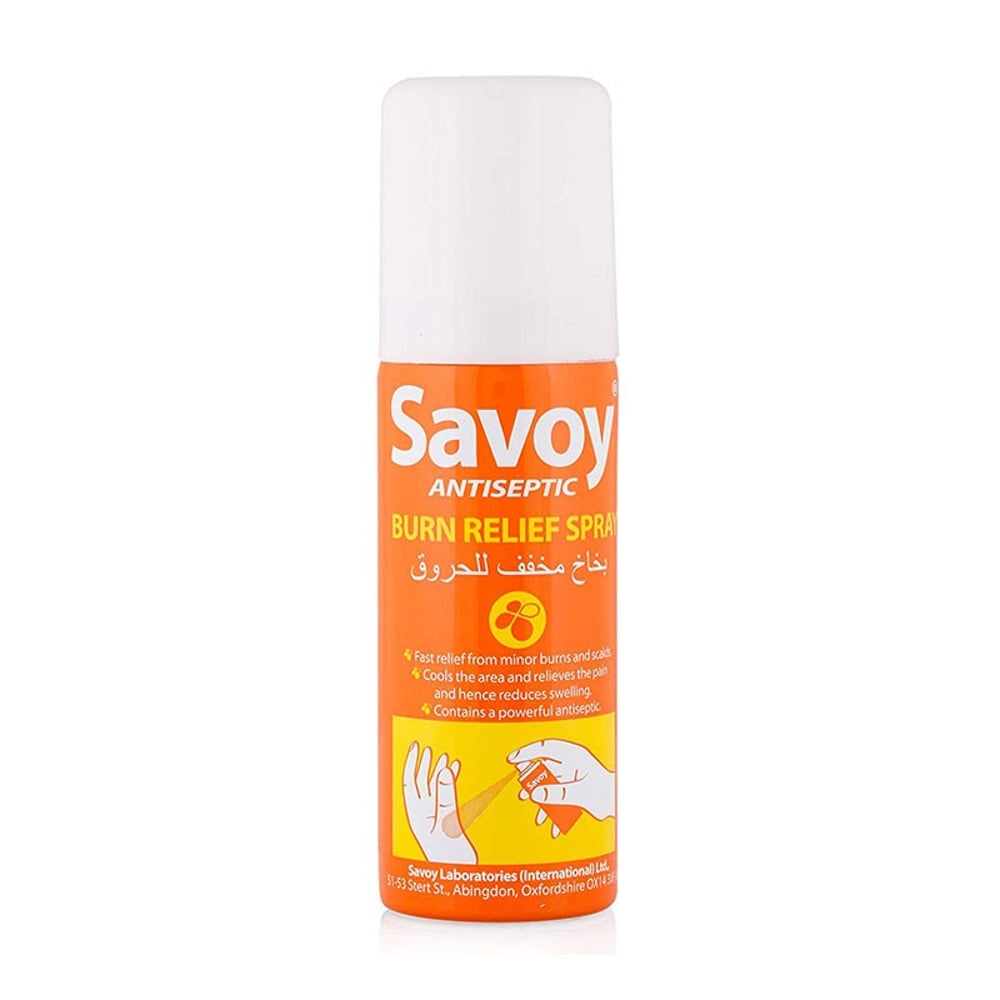 Savoy Antiseptic Burn Relief Spray 50ml