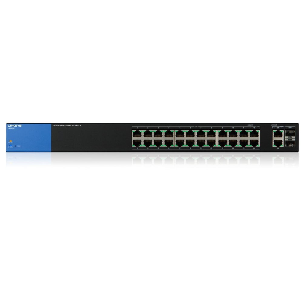 Linksys LGS326P Smart POE Switch 24 Ports