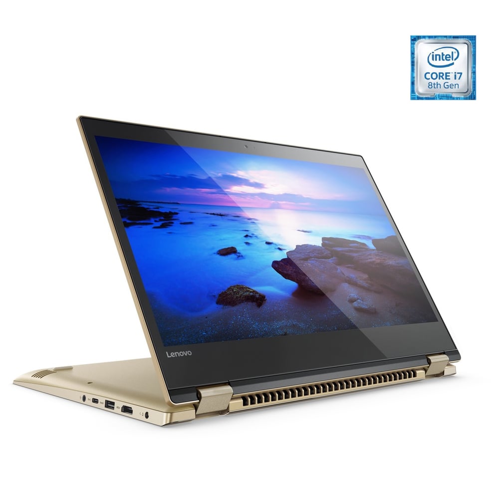 Lenovo Yoga 520-14IKB Laptop - Core i7 1.8GHz 8GB 256GB 2GB Win10 14inch FHD Gold