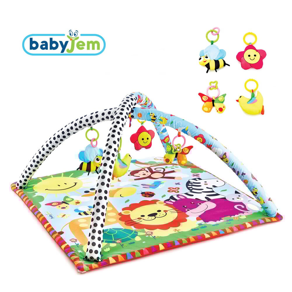 Babyjem Baby Play Gaming Mat, Zoo Design, Baby Play Mat, Activity Area,Cute Design