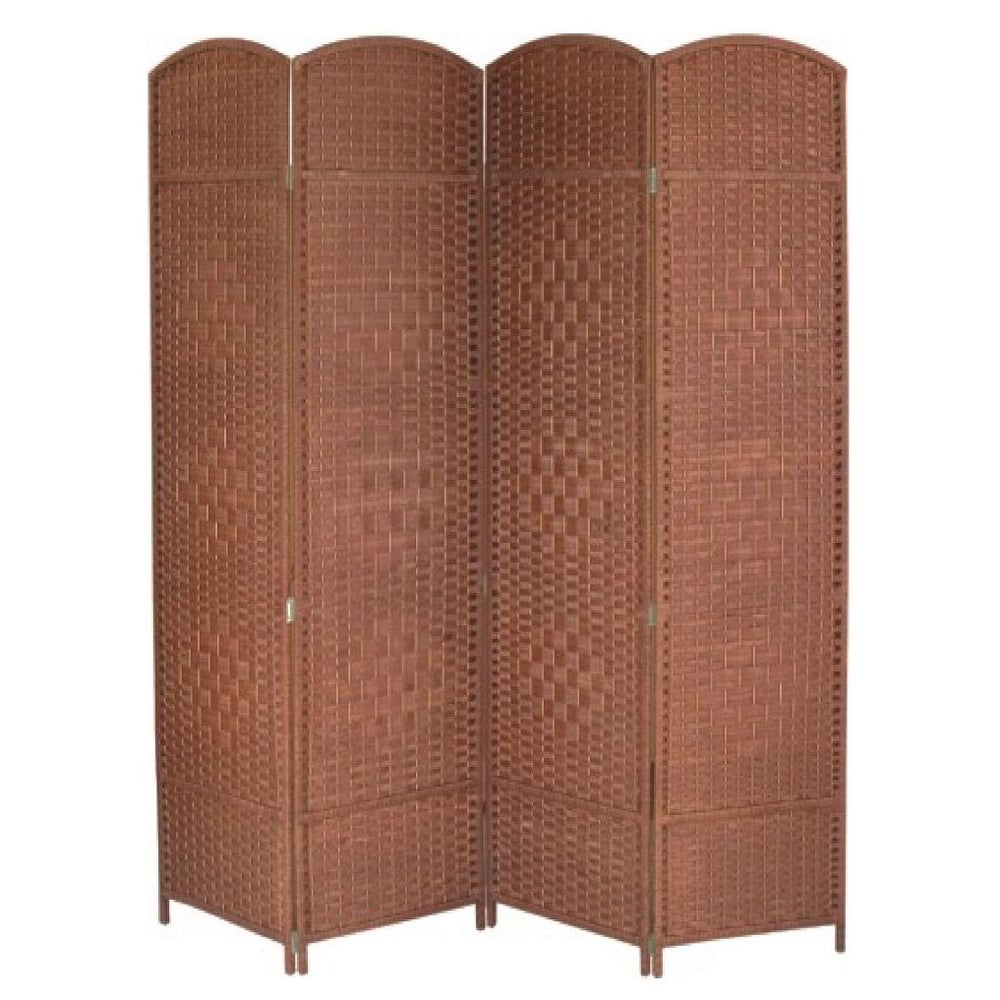 Home Style SH30486 4 Fold Divider / Partition Maroon