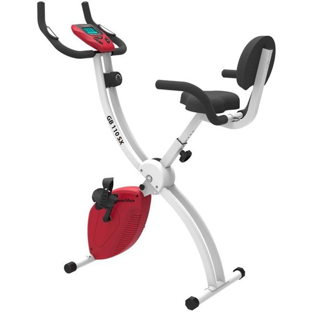 PowerMax Fitness Exercise Cycle for Home/Magnetic X Bike for Weight Loss BX-110SX