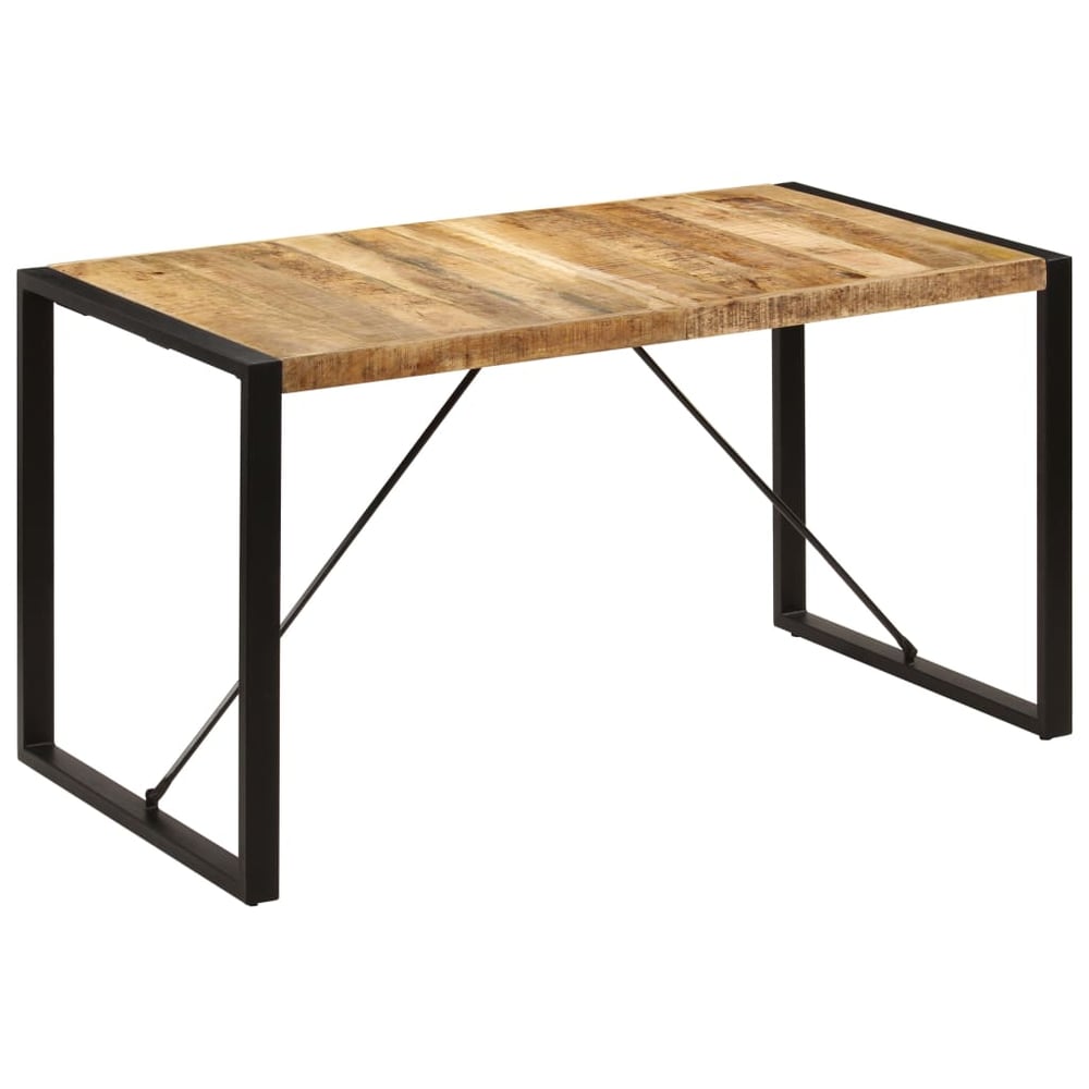 vidaXL Dining Table 140x70x75 cm Solid Mango Wood