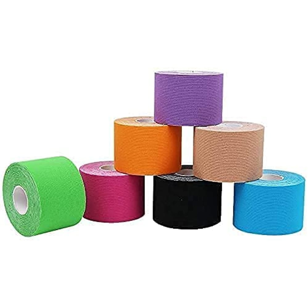 ULTIMAX Waterproof Kinesiology Tape - Immediate Pain Relief 1pcs Multi Color Kinesiology Tape, 2 ULTIMAX Waterproof Kinesiology Tape - Immediate Pain Relief 1pcs Multi Color Kinesiology Tape, 2