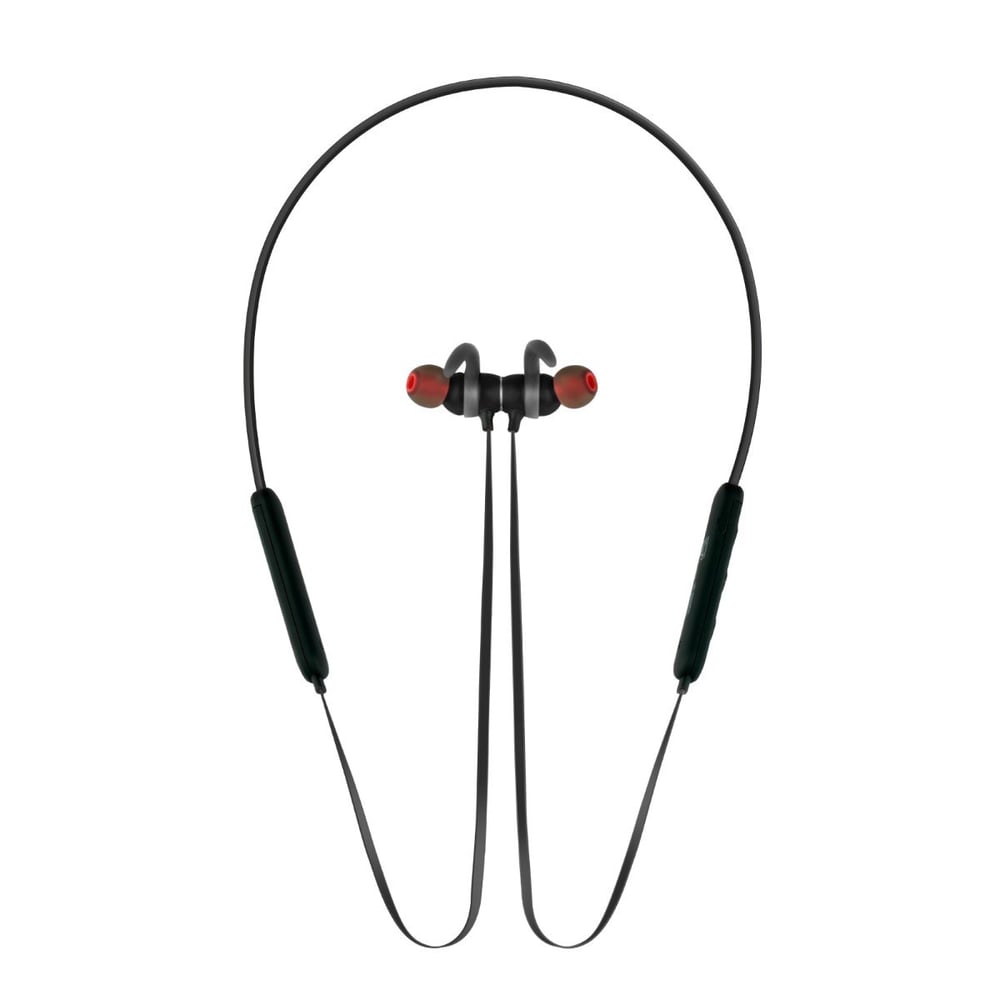 Promate Bluetooth Headset With Mic, HD Sound and Magnetic Neckband Earphones, Spicy-1 Black