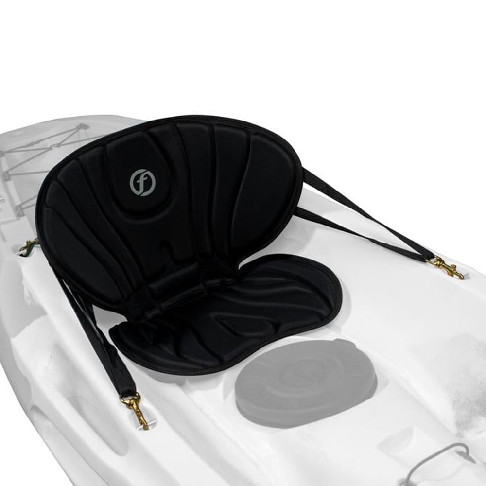 Feelfree Deluxe Backrest And Seat Pad for Kayak, Osfa, Black