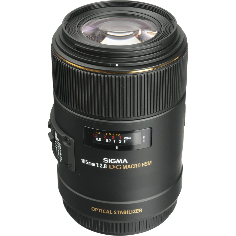 Sigma 105mm F/2.8 EX DG OS HSM Macro Lens For Canon EF Sigma 105mm F/2.8 EX DG OS HSM Macro Lens For Canon EF