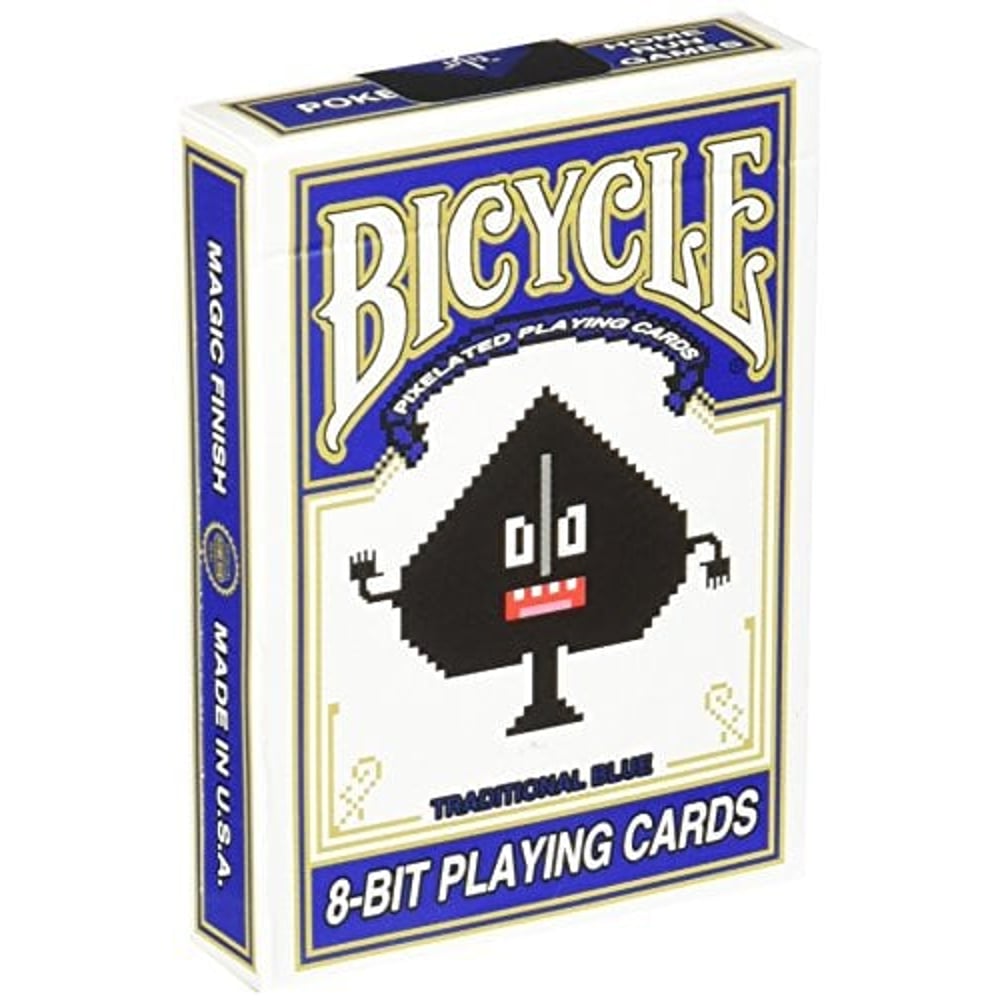 Bicycle 8-Bit Playing Cards, Blue Bicycle 8-Bit Playing Cards, Blue