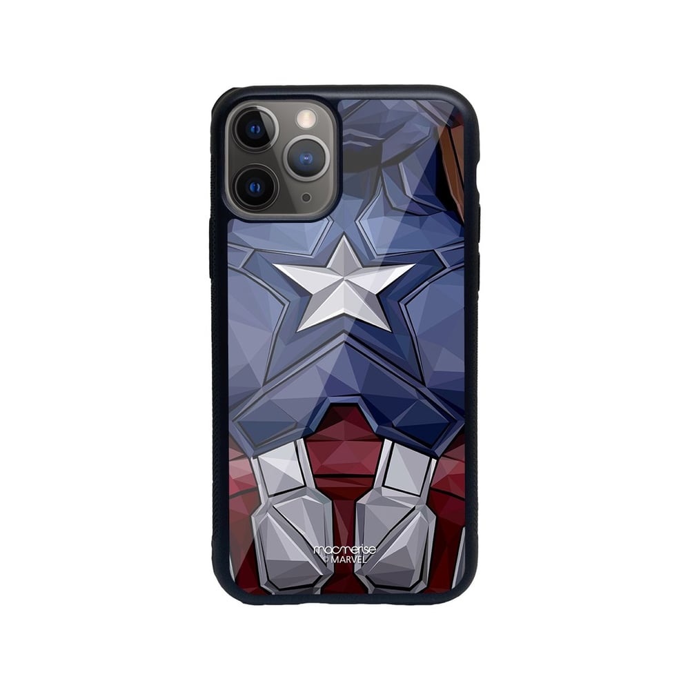 Macmerise Captain America Vintage Suit - Glass Phone Case For Iphone 11 Pro Max