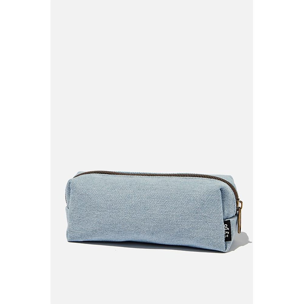 TYPO Bailey Pencil Case-Chambray TYPO Bailey Pencil Case-Chambray