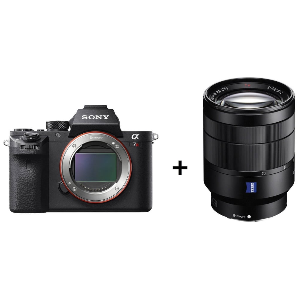 Sony Alpha a7R II Mirrorless Digital Camera Body Black ILCE-7RM2 + FE 24-105mm f/4 G OSS Lens Sony Alpha a7R II Mirrorless Digital Camera Body Black ILCE-7RM2 + FE 24-105mm f/4 G OSS Lens
