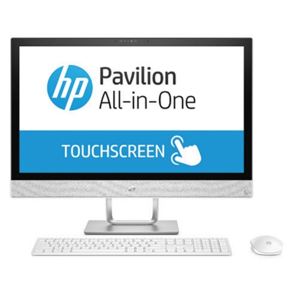 HP Pavilion All-in-One 24-R001NE Touch Desktop - Core i5 2.4GHz 8GB 1TB 2GB Win10 23.8inch FHD White HP Pavilion All-in-One 24-R001NE Touch Desktop - Core i5 2.4GHz 8GB 1TB 2GB Win10 23.8inch FHD White