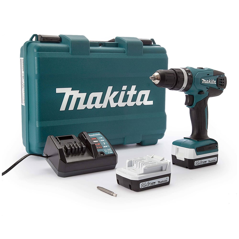 Makita HP347DWE 14.4V G Series Li-Ion Hammer Drill