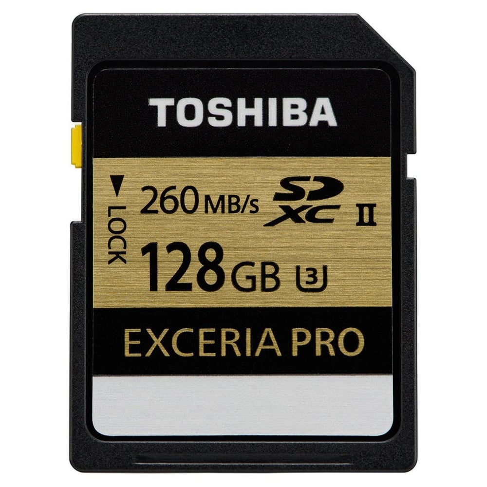 Toshiba Exceria Pro SDHC II SD Card 128GB - THNN101K1280E6