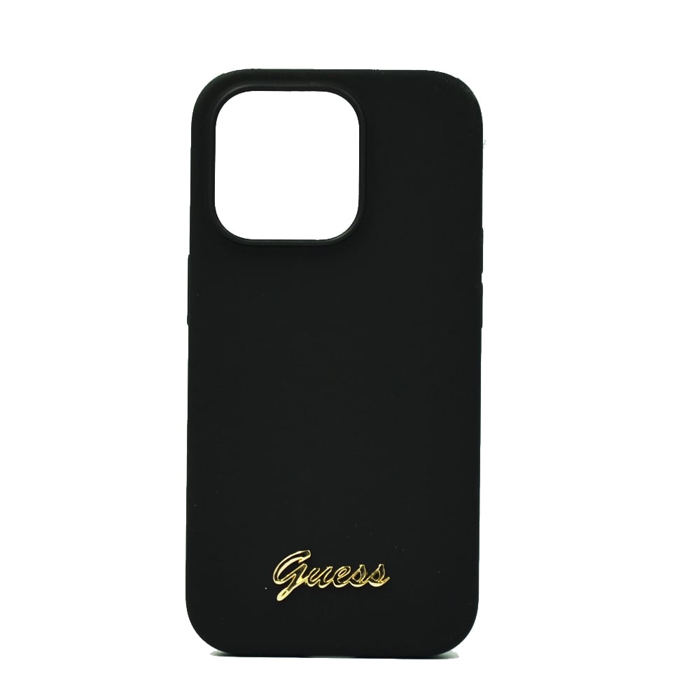 Guess Silicone Pc Camera Script Logo Hard Case For Iphone 14 Pro Max Black Guess Silicone Pc Camera Script Logo Hard Case For Iphone 14 Pro Max Black