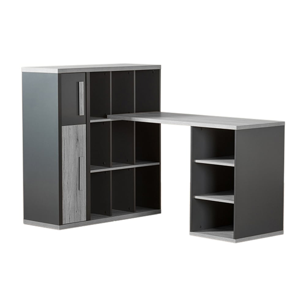 Asghar Furniture - Contemporary Study Desk - Black/Grey Asghar Furniture - Contemporary Study Desk - Black/Grey