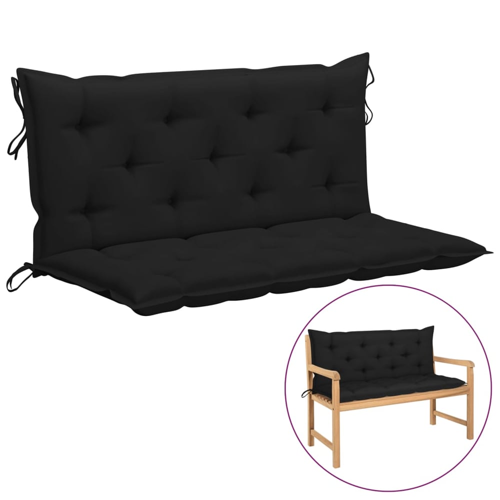 Vidaxl Cushion For Swing Chair Black 120 Cm Fabric