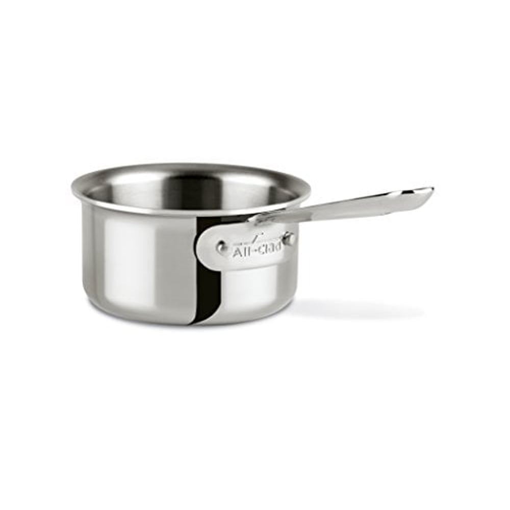 All-Clad 42006 D3 Stainless 0.5 Qt. Butter Warmer W/ Pour Lip, Silver All-Clad 42006 D3 Stainless 0.5 Qt. Butter Warmer W/ Pour Lip, Silver