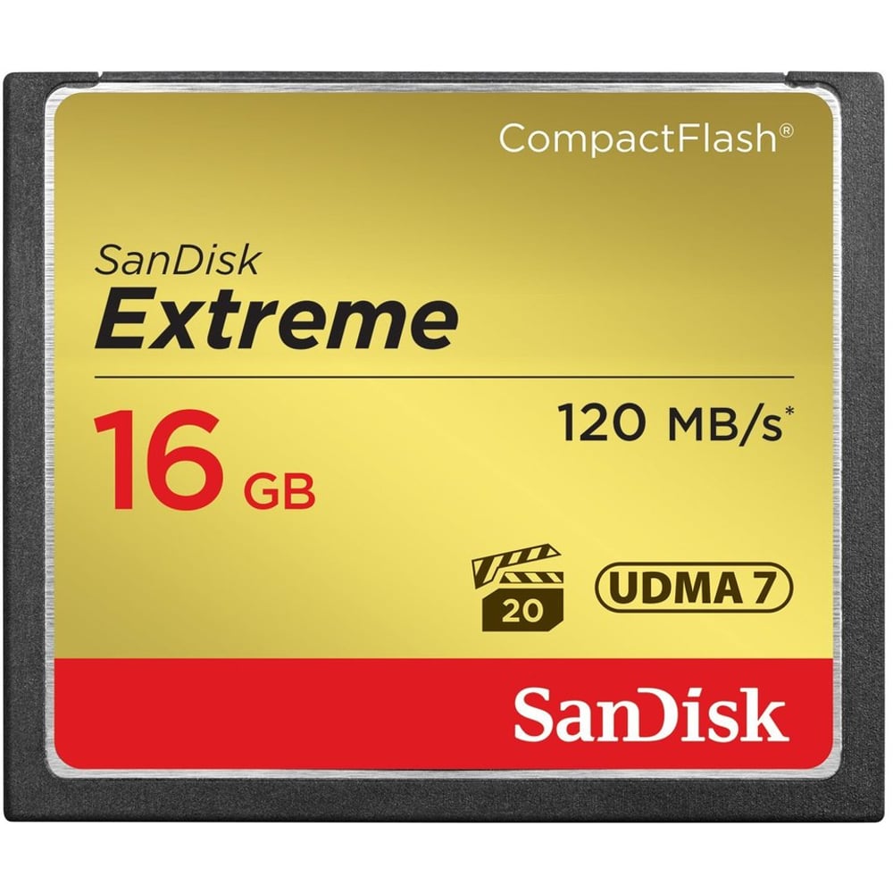 Sandisk SDCFXS016GX46 Extreme Compact Flash Card 16GB